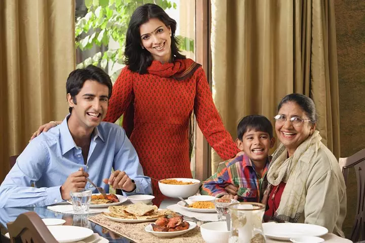 having Bengali food