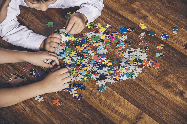 Puzzles problem solving for kids
