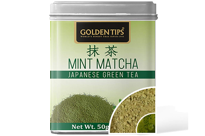 Golden Tips Japanese Mint Matcha Green Tea Powder