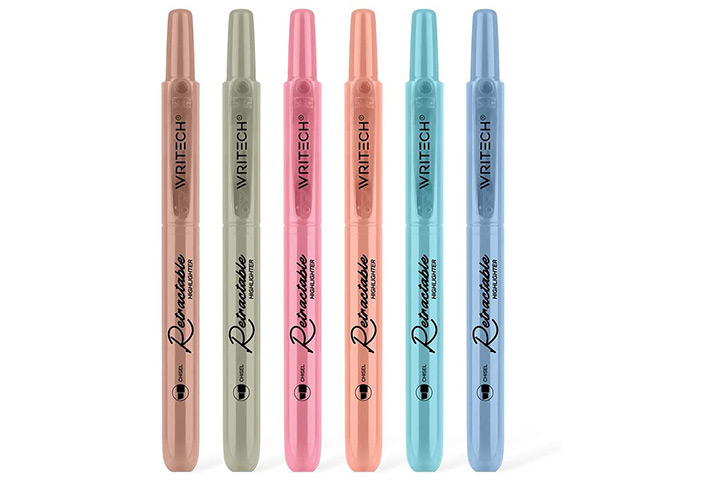 Writech Retractable Highlighters