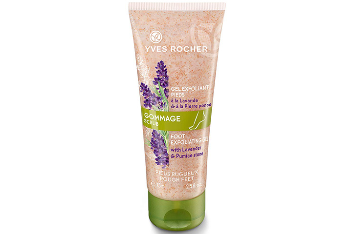 Yves Rocher Exfoliating Foot Scrub With Organic Lavender