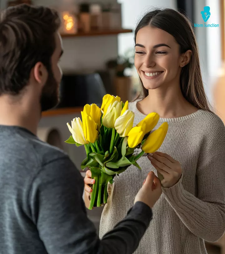 Woman Showing Signs Of Interest To A Guy