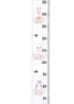 KKmoon Growth Height Chart Canvas and Wood Frame-Wooden height chart-By prashanthi_matli