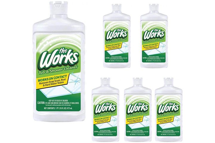 The Works Tubs & Shower Cleaner For Soap Scum