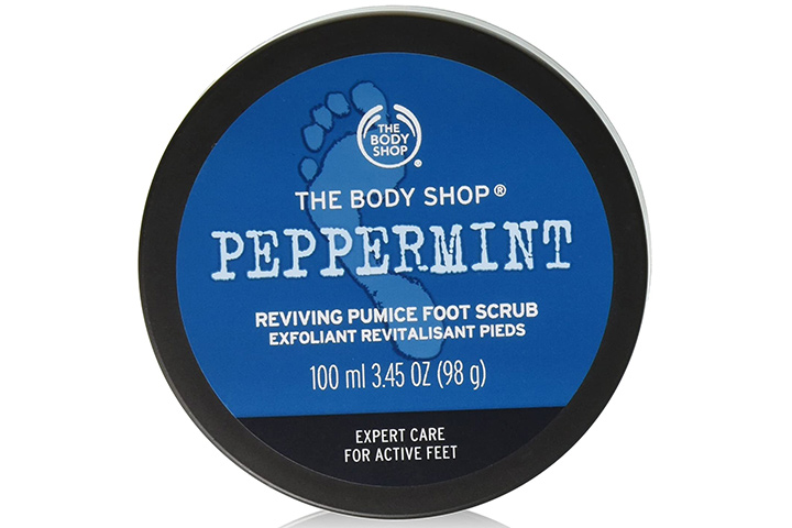 The Body Shop Peppermint Reviving Pumice Exfoliating Foot Scrub