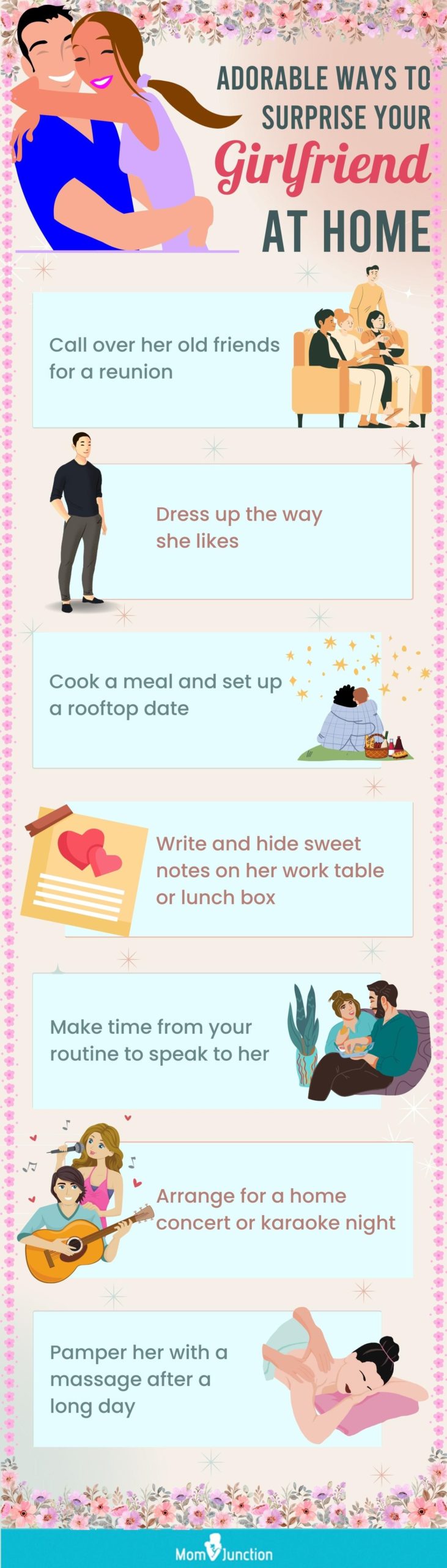 ways to surprise your girlfriend (infographic)