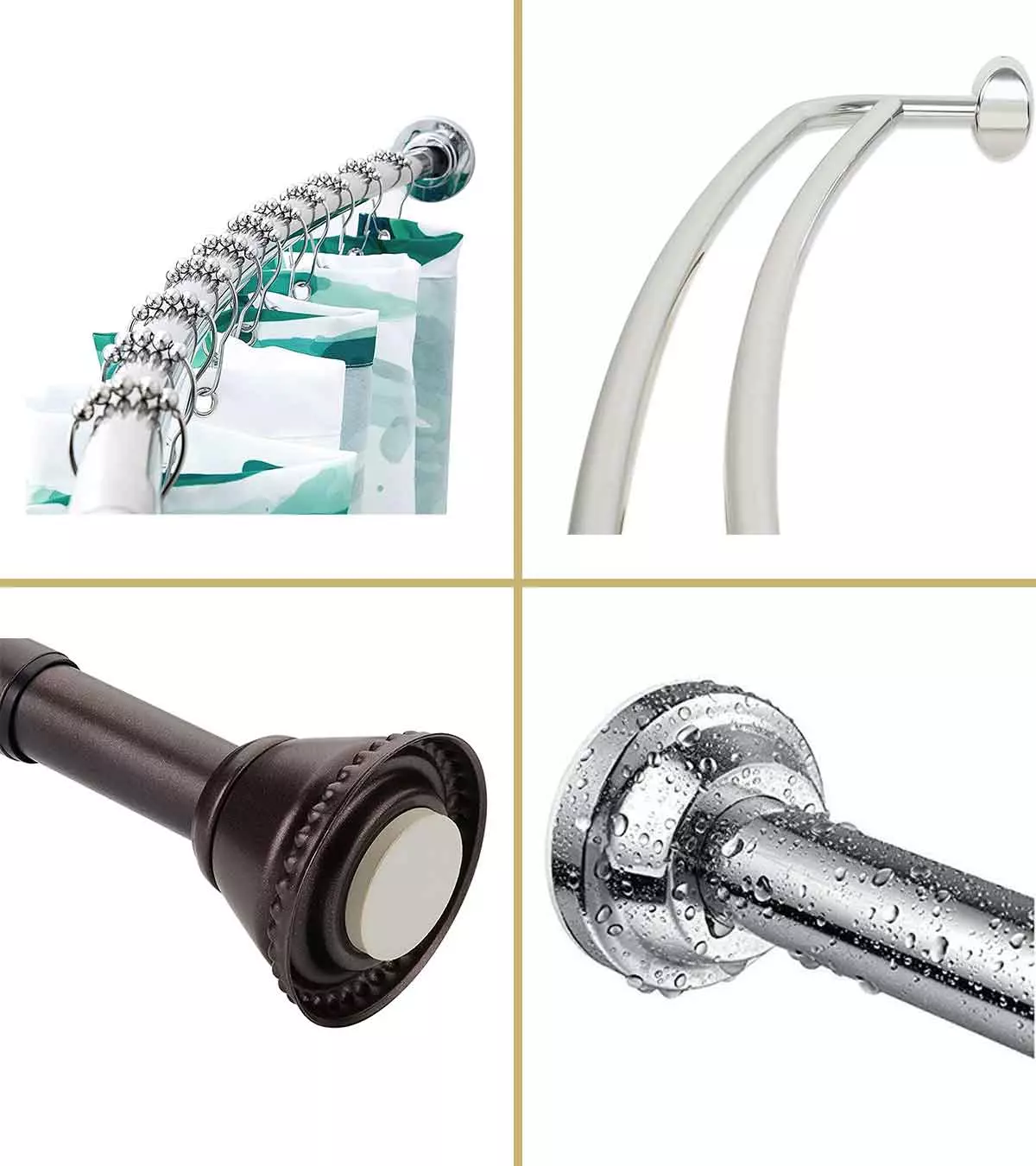 Best Shower Curtain Rods Of 2021