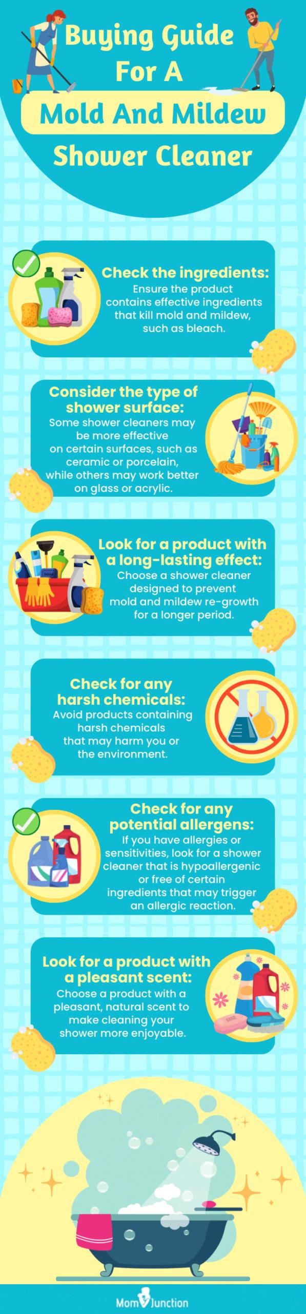 11 Best Shower Cleaners For Mold And Mildew (2023)