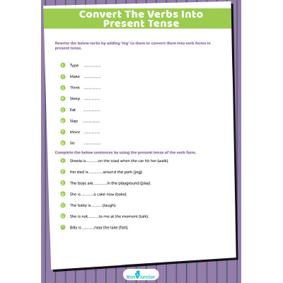 Convert The Given Words To Present Tense
