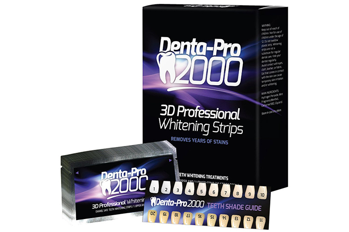 DentaPro2000 At-Home Professional Teeth Whitening Strips