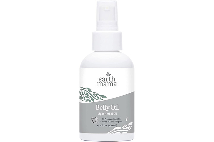 Earth Mama Belly Oil Light Herbal Oil 