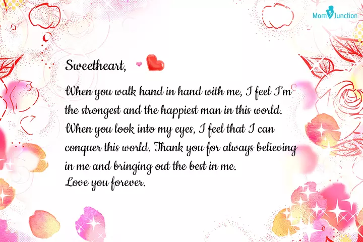 Love letters to girlfriend_Hand in hand