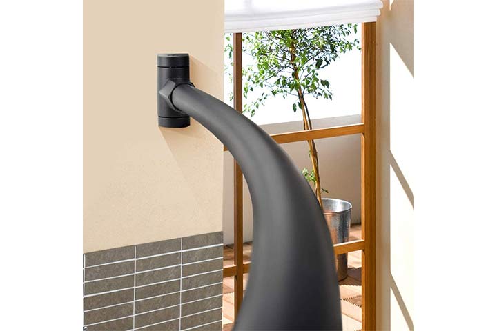 PrettyHome Adjustable Curved Shower Curtain Rod