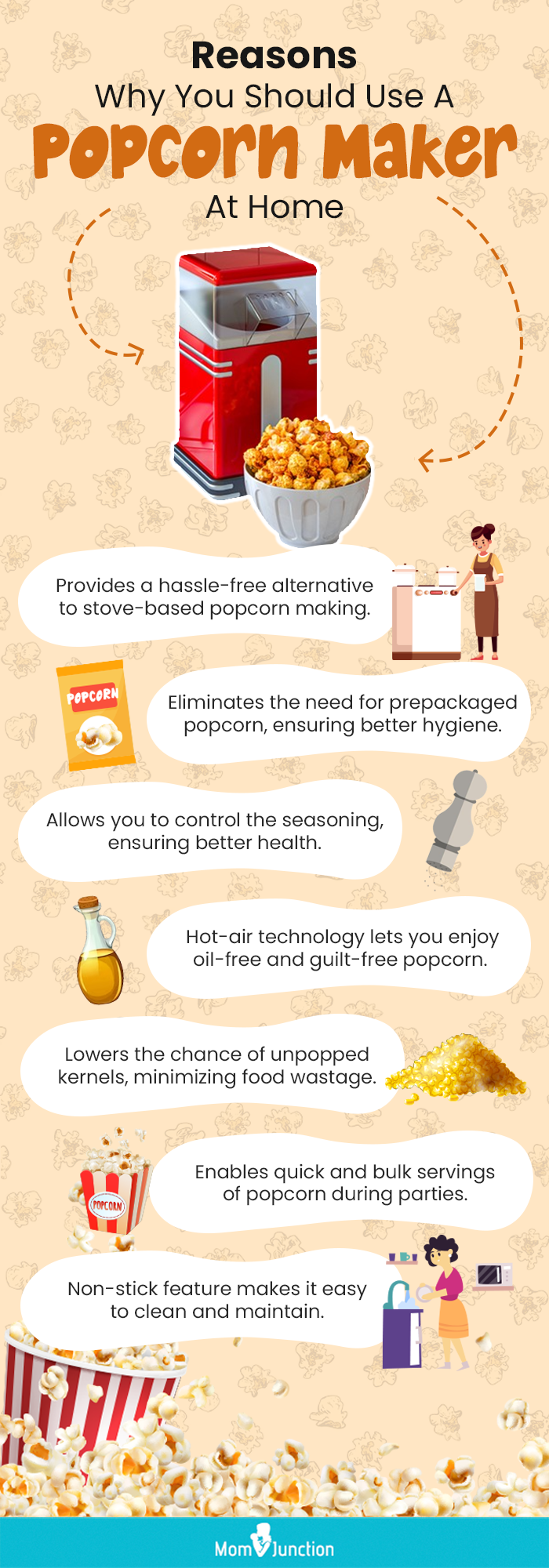 Reasons Why You Should Use A Popcorn Maker At Home(infographic)