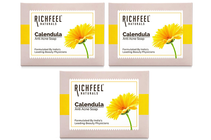 Richfeel Naturals Calendula Acne Soap