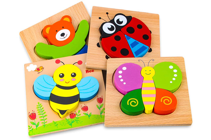 Skyfield Wooden Animal Puzzles