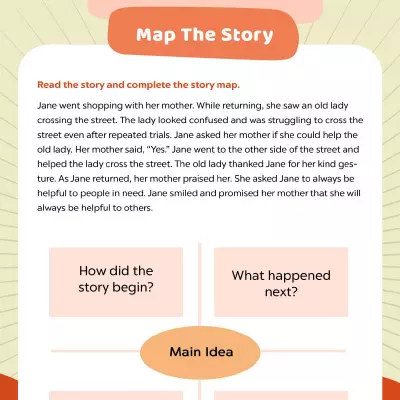 Story Comprehension: Design A Story Map