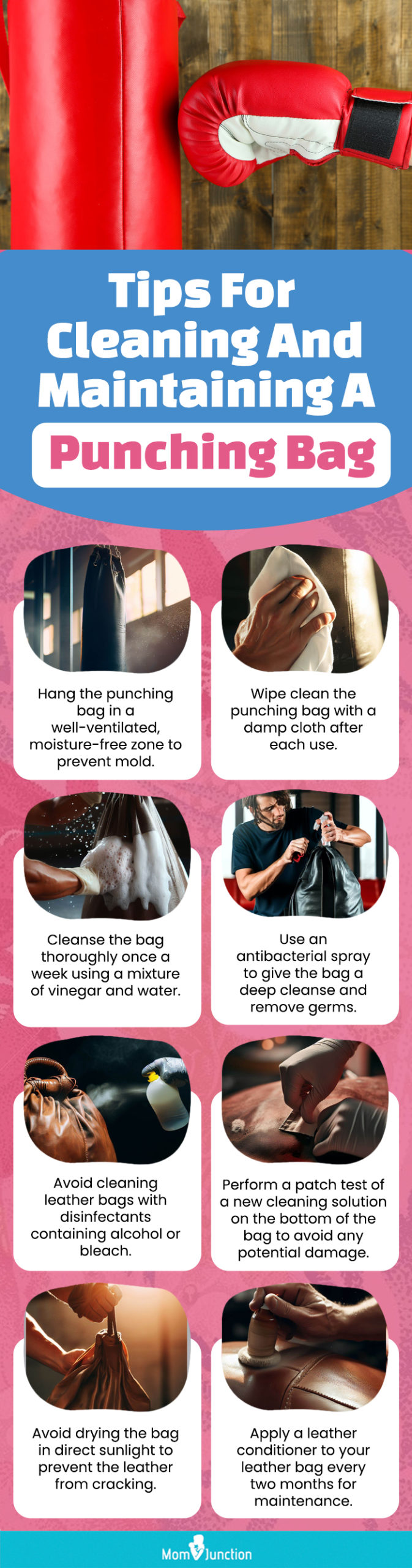 Tips For Cleaning And Maintaining A Punching Bag (infographic)