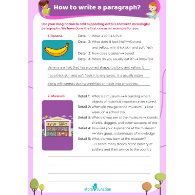 Write A Paragraph Using The Supporting Details
