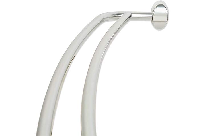Zenna Home Double Curved Shower Rod 
