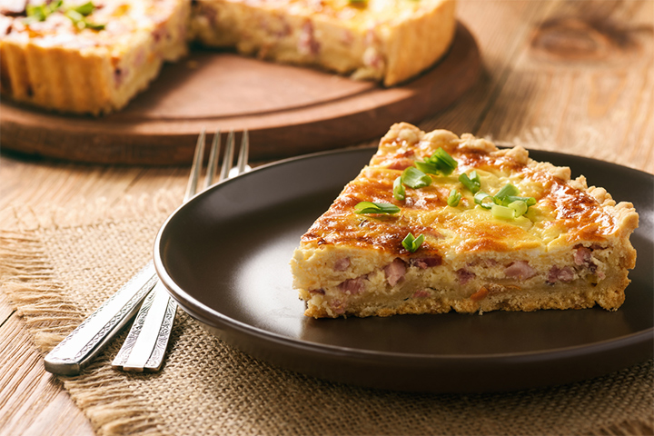 Mexican oatmeal quiche for kids