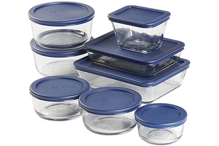 Anchor-Hocking-Round-and-Rectangle-Glass-Food-Storage-Container