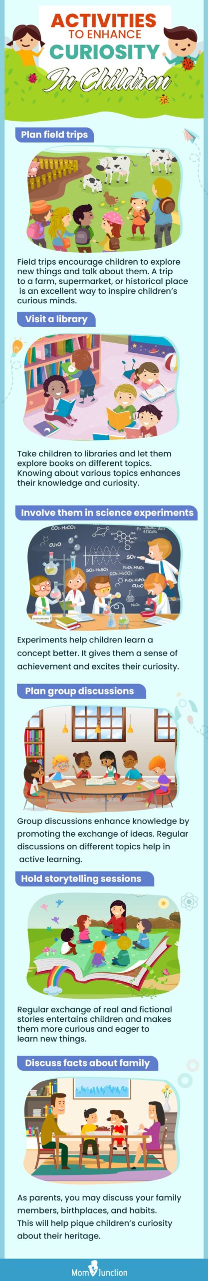 activities to enhance curiosity in children [infographic]