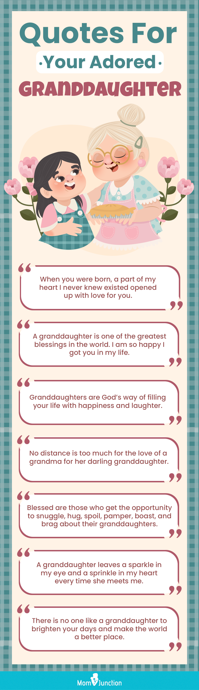 quotes for your adored granddaughter (infographic)