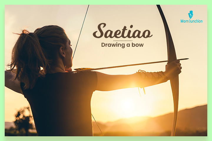 Saetiao is derived from a Chinese name meaning drawing a bow