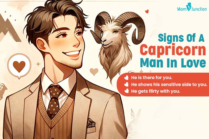 Capricorn man in love shows his emotional side