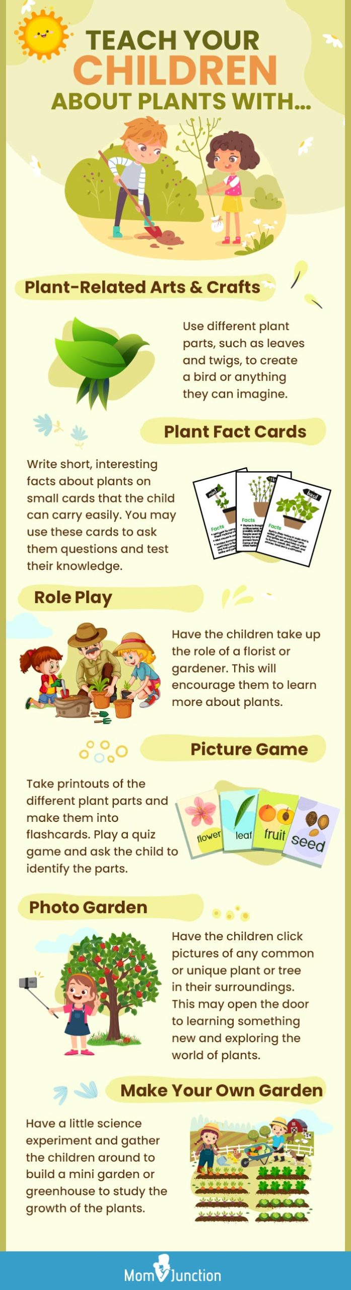 teach your children about plants (infographic)