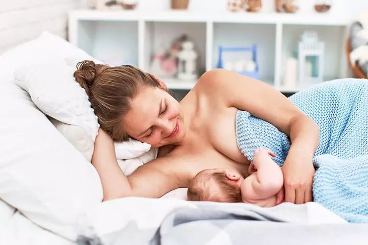 Try Feeding Your Baby While Lying Down