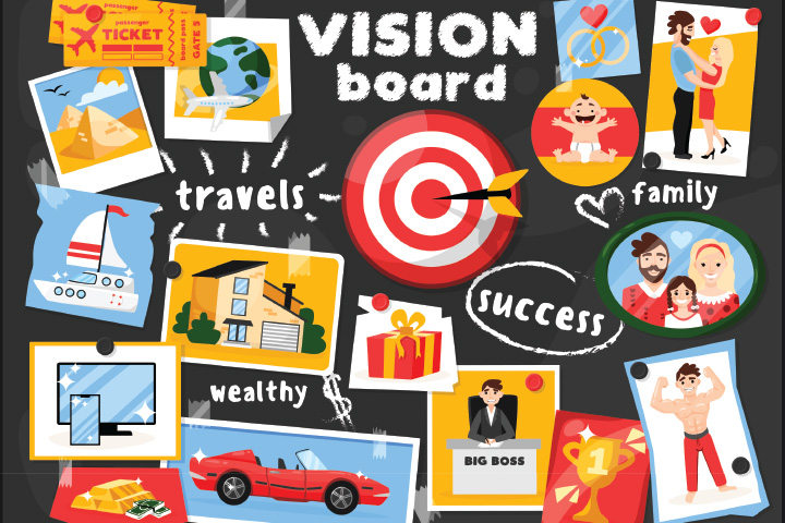Vision board ideas to set goals for kids