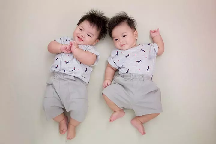When I go out with my twins