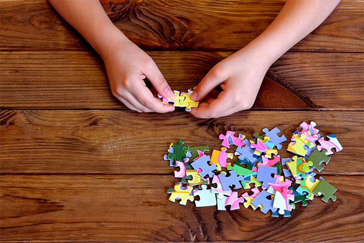 Jigsaw puzzle, social distancing games for kids