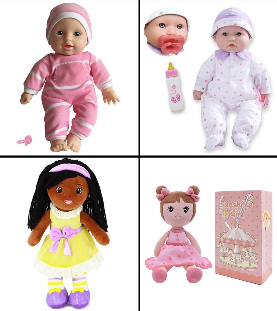 Kids Doll Set with 5 Changeable Outfits Cute Gift For Kids New UK 