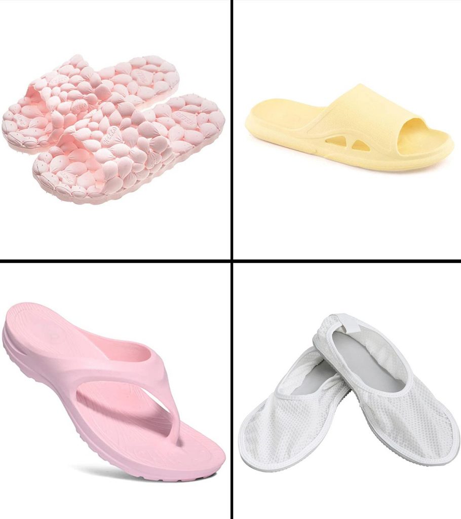 XINBONG Women Anti-Slip Bath Slippers Shower Shoes Indoor Floor Slipper Stylish Beach Sandals 