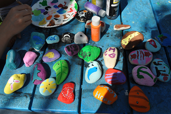 Pet designs and rock painting ideas for kids