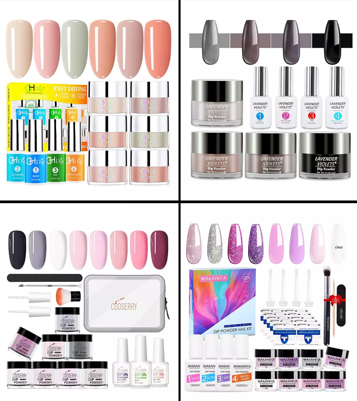 15 Best Dip Powder Nail Kits For Glossy Manicured Nails In 2024