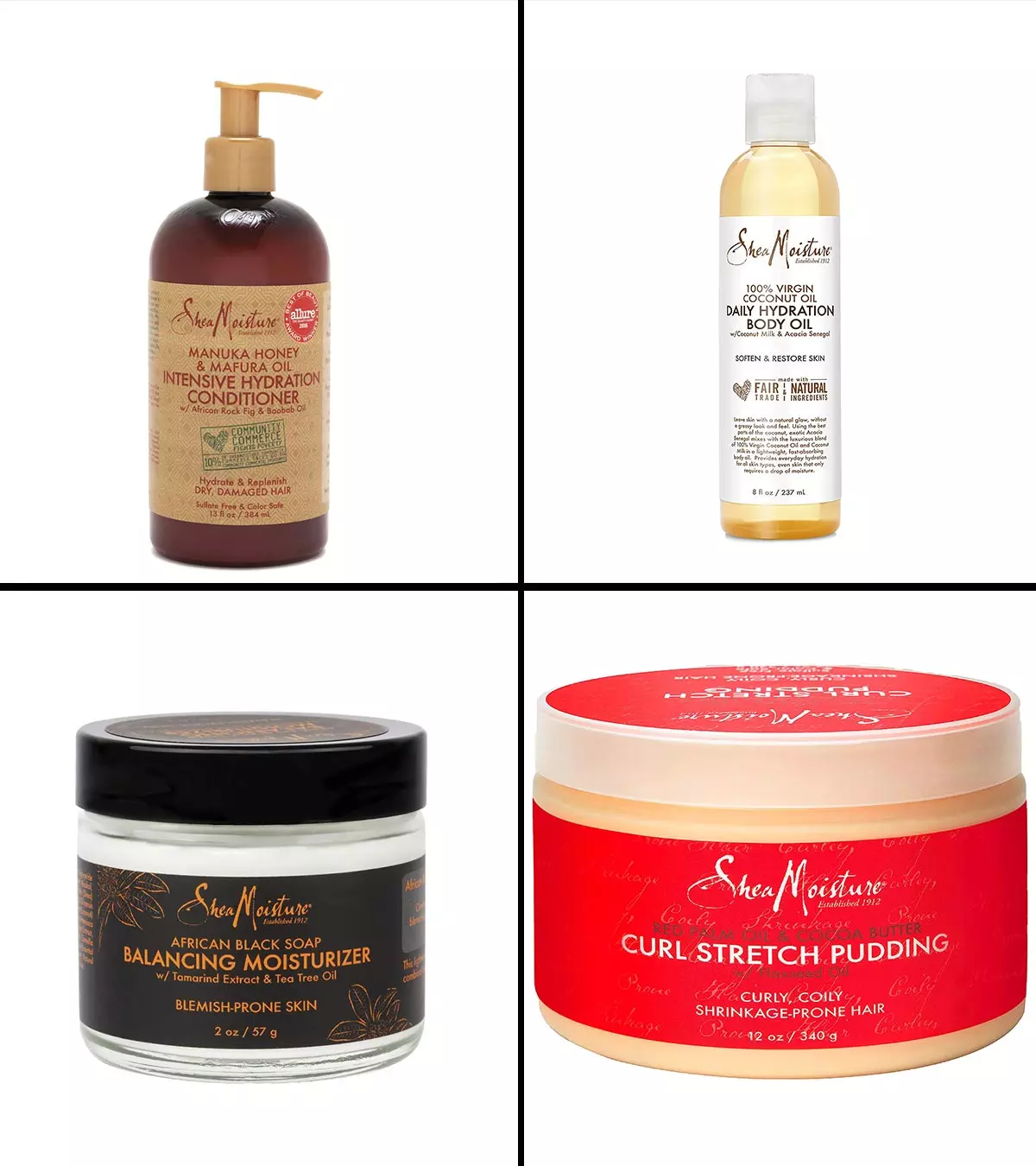 Made for restorative care, the products by SheaMoisture pamper and nourish your skin and hair.