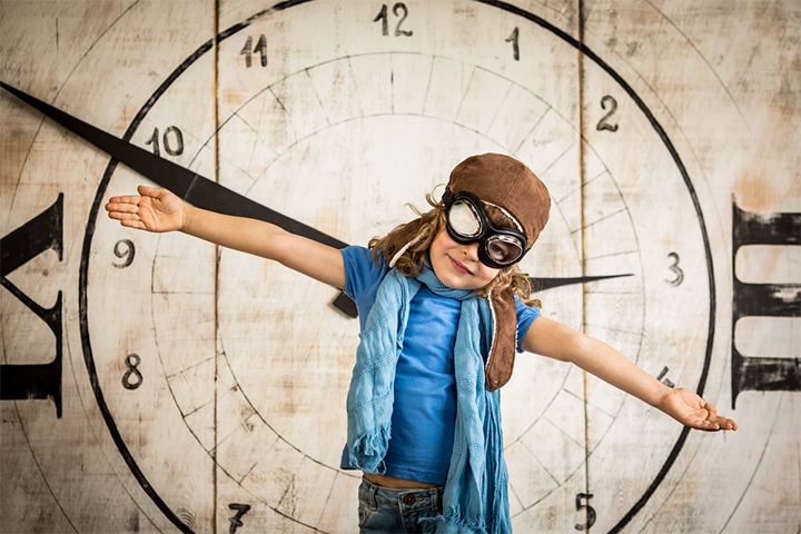 Tell Time On A Giant Clock maths activity for kids