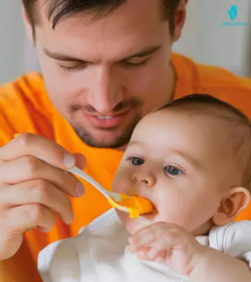 Some fruits and boiled vegetables may be given to your baby to fulfill their needs.