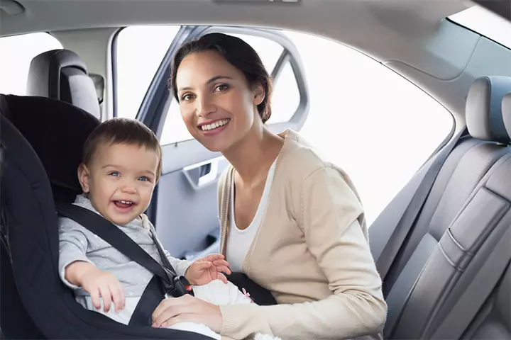 Sit, Then Secure Baby In The Car