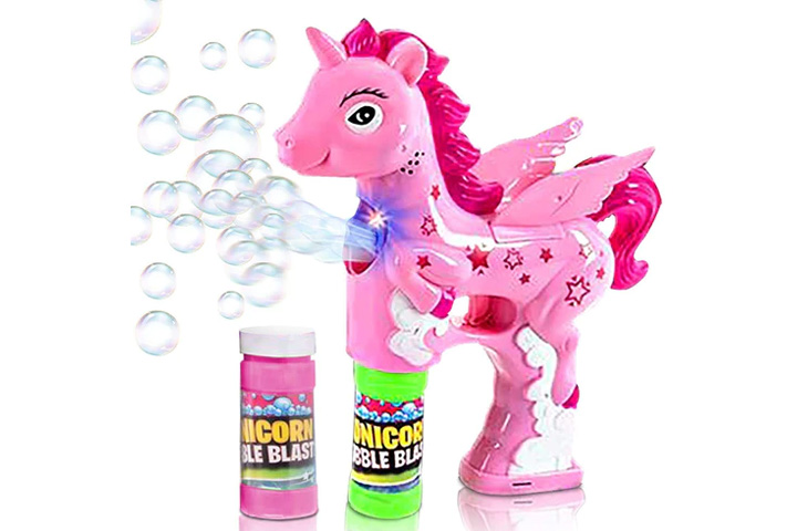 ArtCreativity Pink Unicorn Bubble Blaster