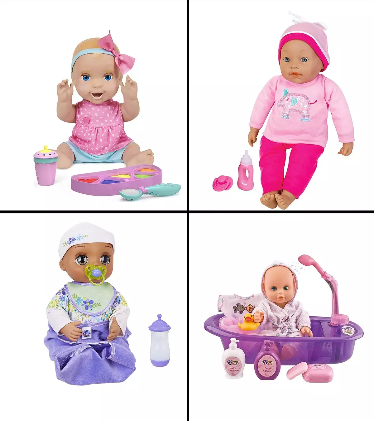 Inspire your child's imagination and social skills with these lifelike baby dolls.