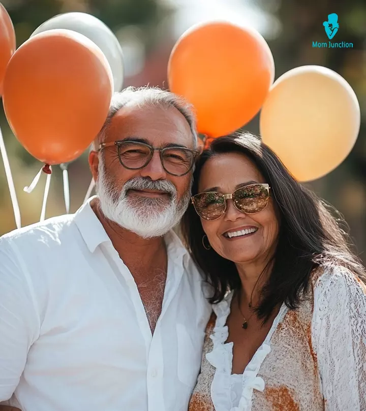 Couple Enjoying 50th Birthday Party Games