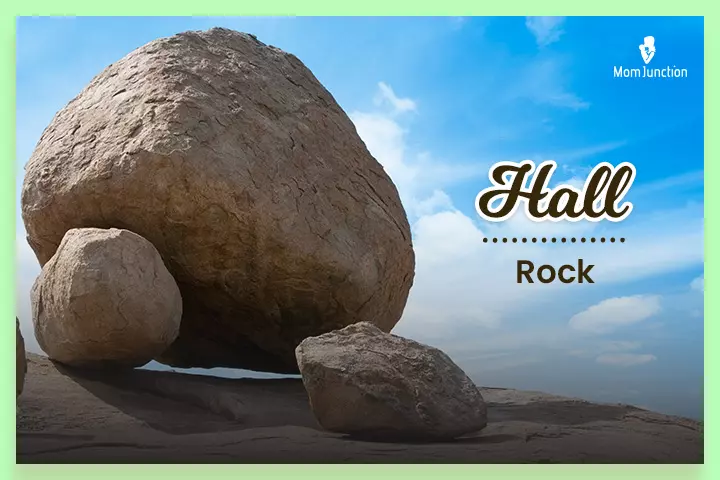 Hall refers to a rock