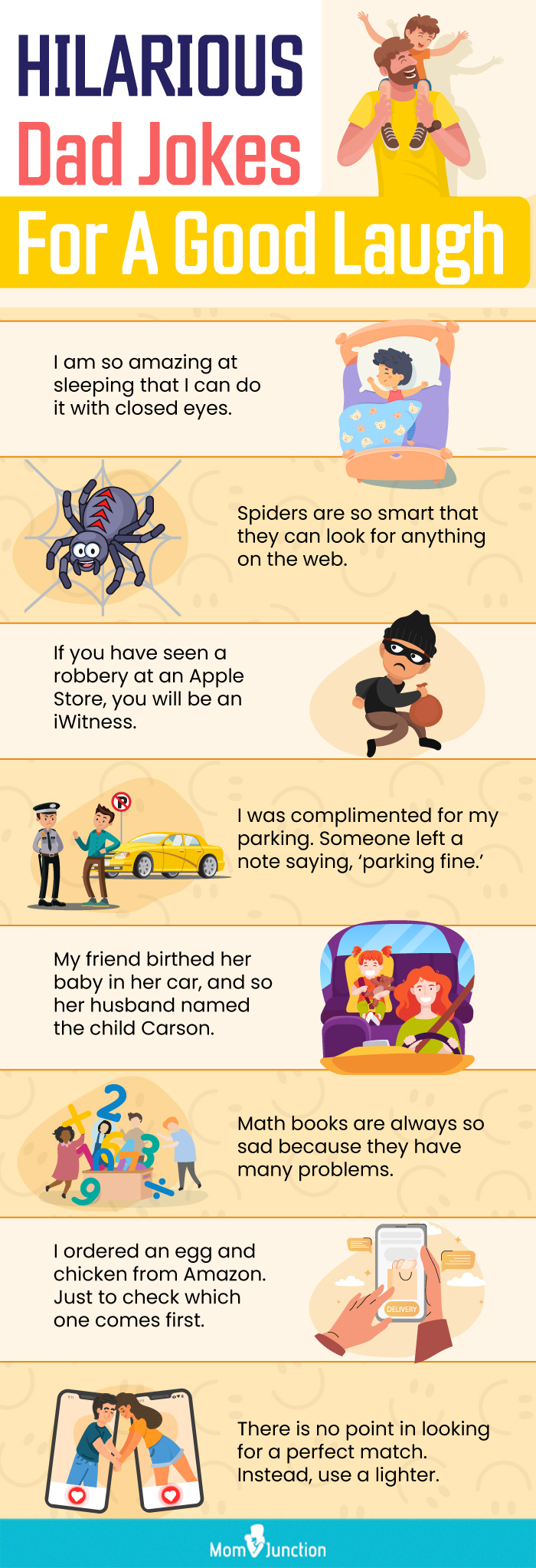 hilarious dad jokes for a good laugh (infographic)