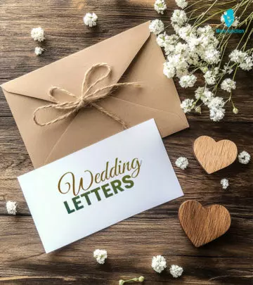 Let your partner know your thoughts and expectations by penning down a letter.