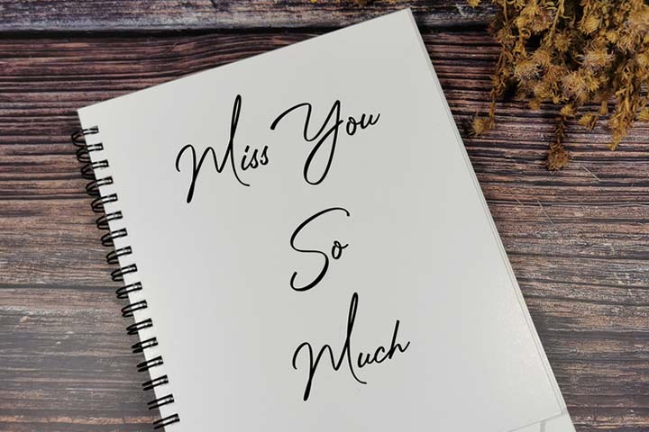Miss you letter for best friend, sharing feelings